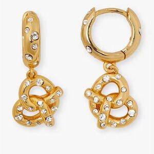 Kate Spade Dashing Beauty Pretzel Drop Huggies